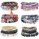 6 Sets Bohemian Stackable Bracelets For Women Multilayered Bead Bracelet Set Boho Stretch Strand Bangles Multicolor Fashion 6 Sets Bohemian Stackable Bracelets For Women Multilayered Bead Bracelet Set Boho Stretch Strand Bangles Multicolor Fashion